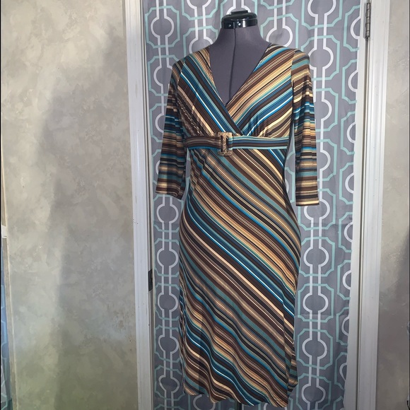 3/15🔥Stripe body con dress - Picture 1 of 4